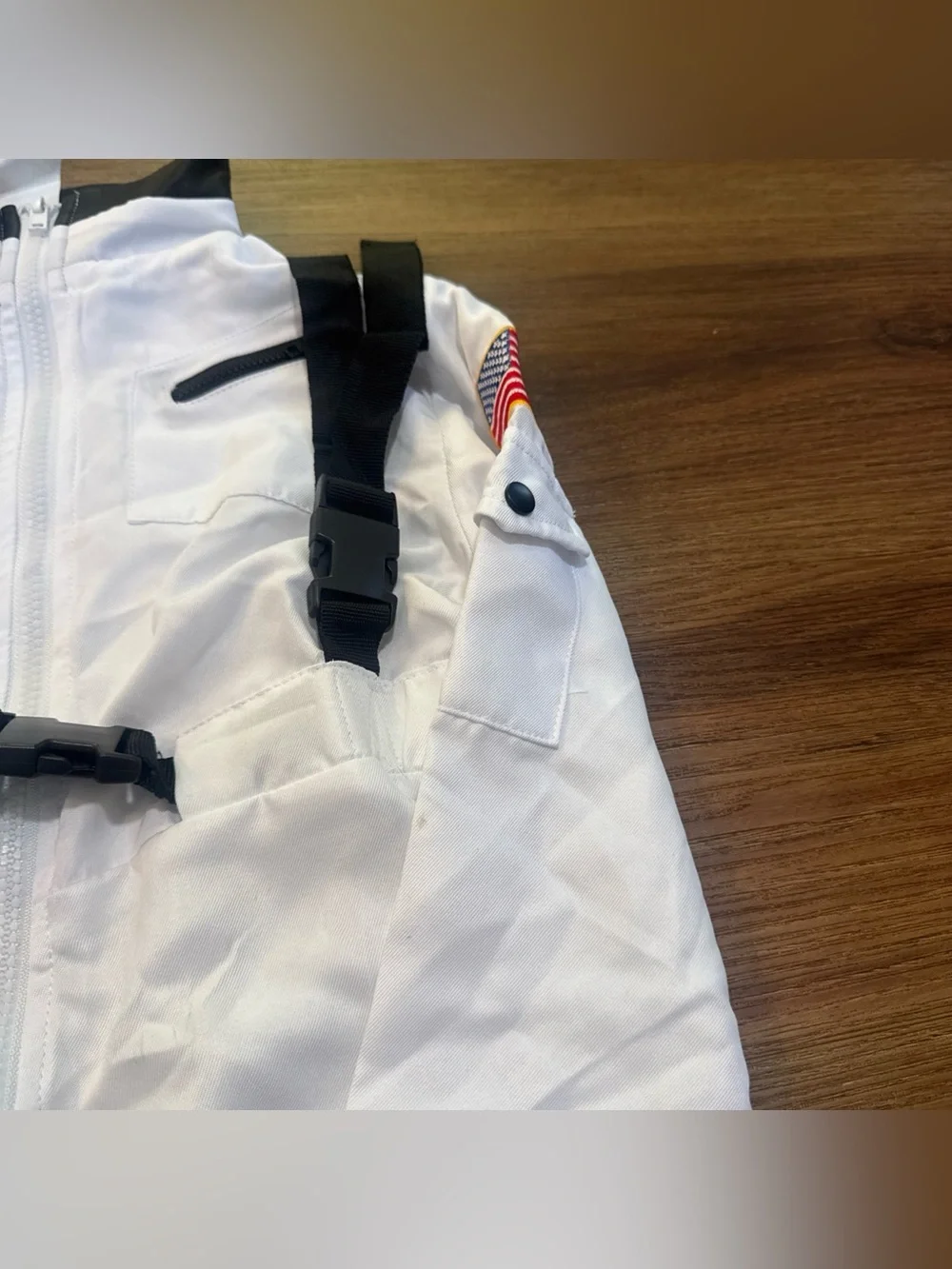 Spirit Nasa Astronaut Medium (8-10) Full  Body White Costume Cosplay Halloween